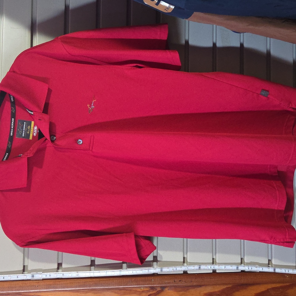 Red GREG NORMAN Polo Shirt